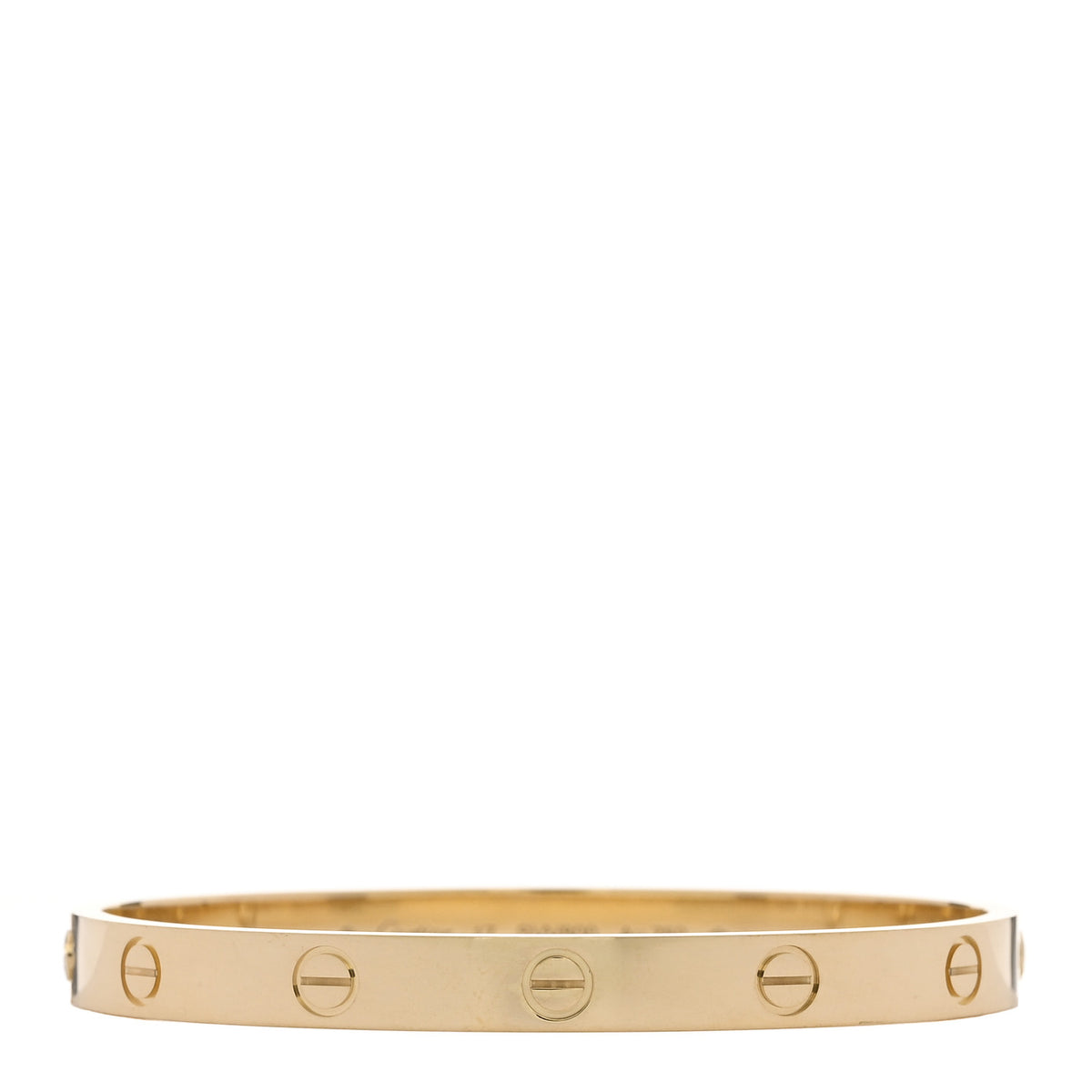 18K Yellow Gold LOVE Bracelet 17