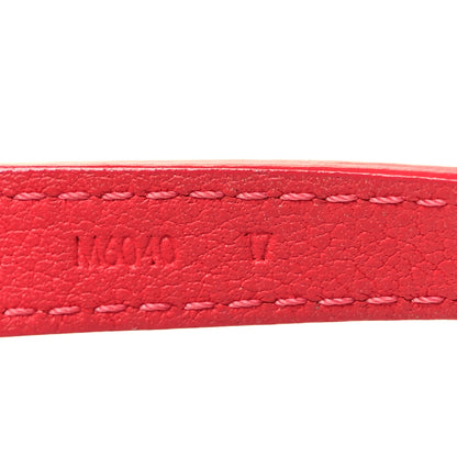 Louis Vuitton Monogram Lockit Bracelet 17 Passion Red 4 of 4