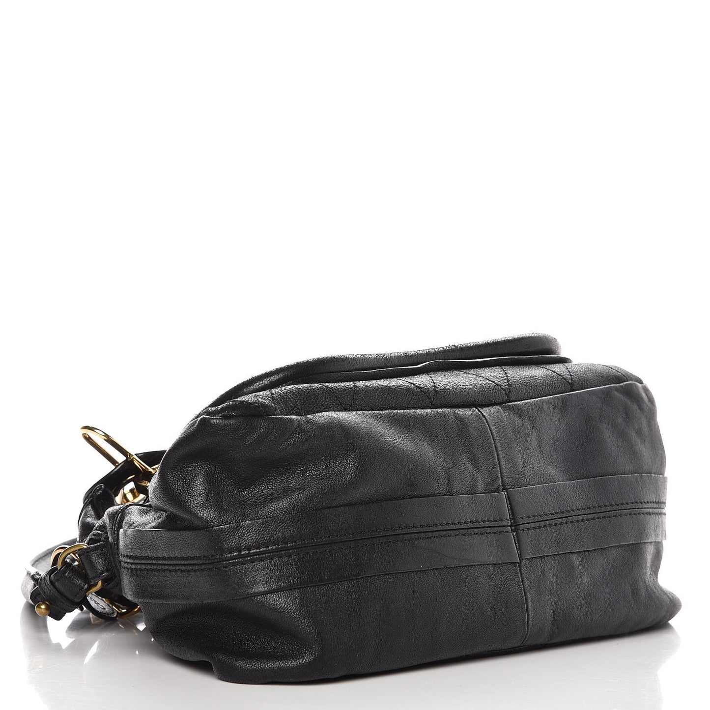 Sheepskin Quilted Small Paraty Black