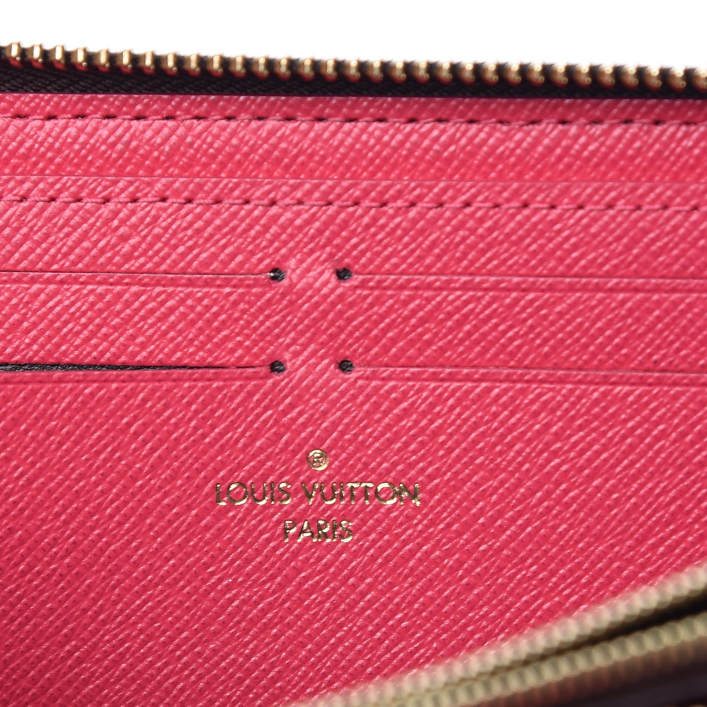Monogram Clemence Wallet Hot Pink