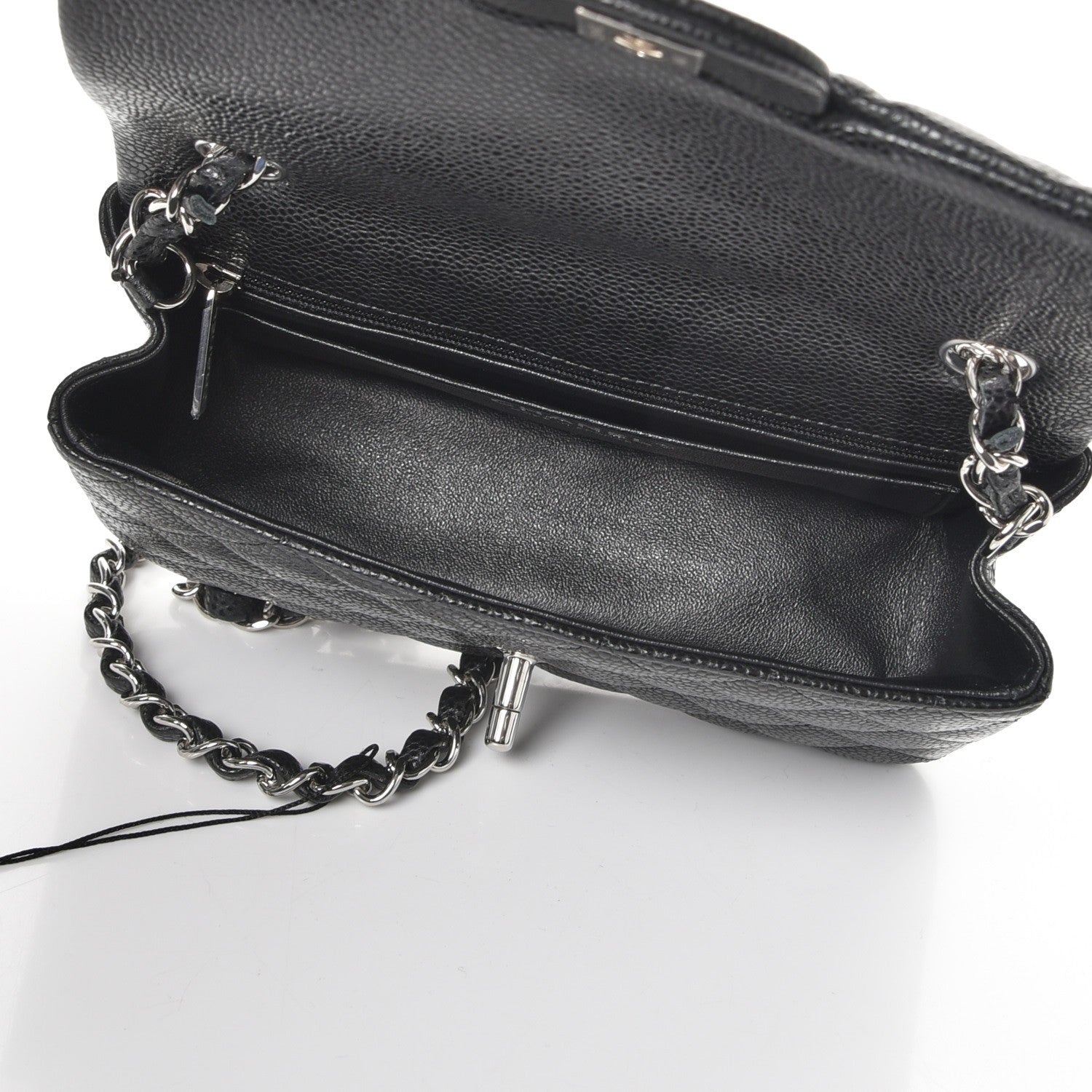 Chanel Caviar Quilted Mini Rectangular Flap Black 5 of 7