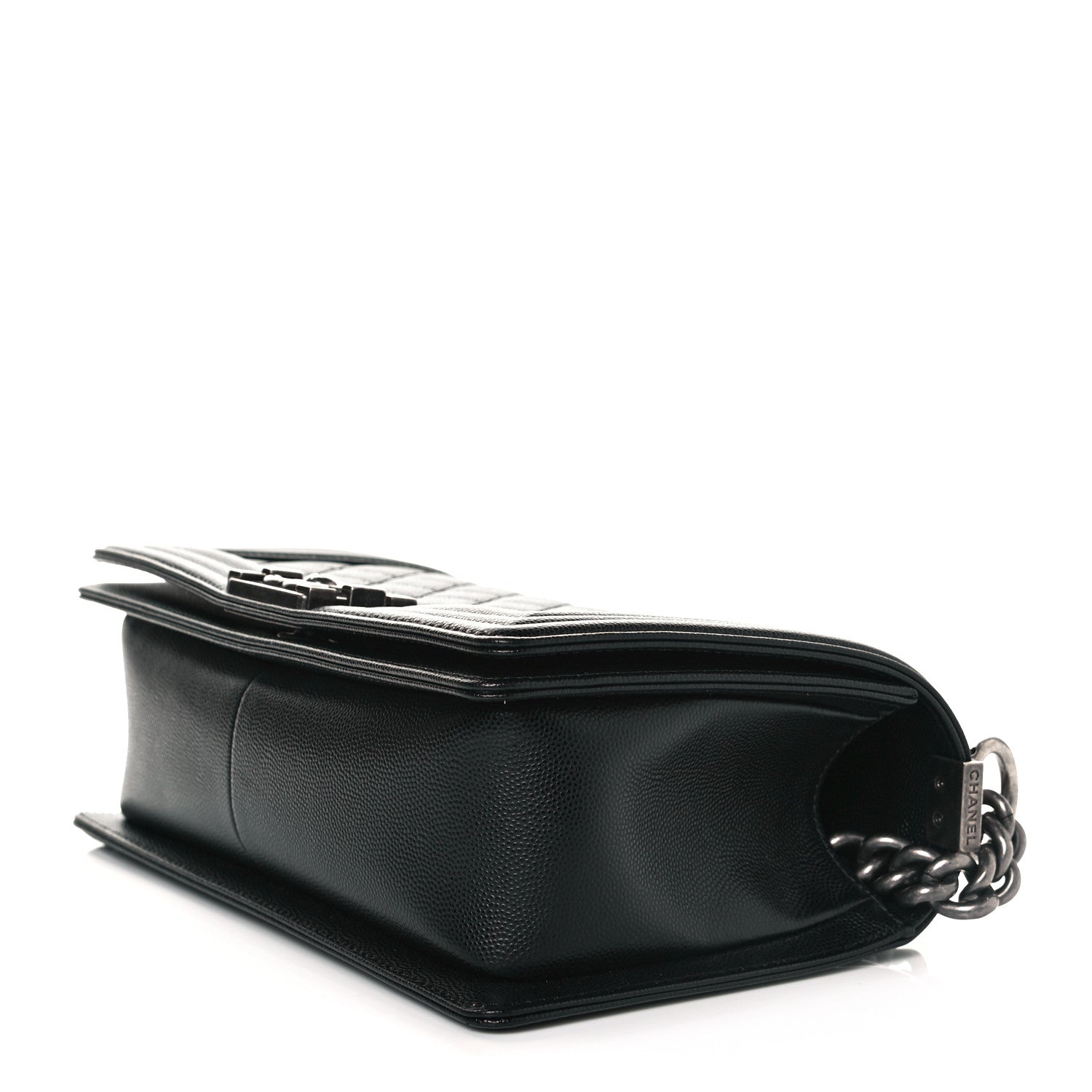 Chanel Caviar Quilted Medium Boy Flap Black 5 of 9