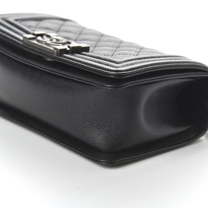 Chanel Caviar Quilted Small Boy Flap Black 7 of 11