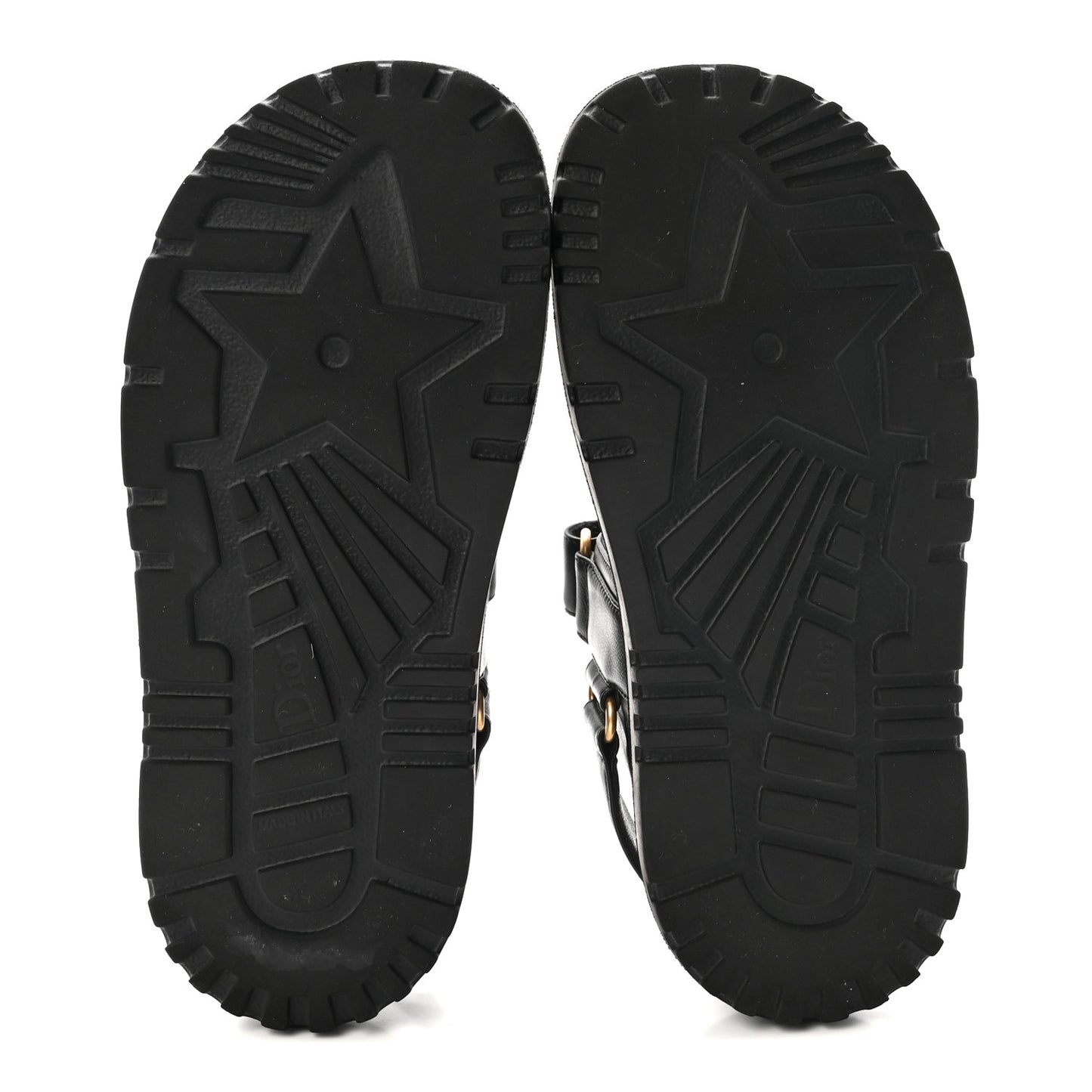 Lambskin Dioract 10mm Sandals 35 Black
