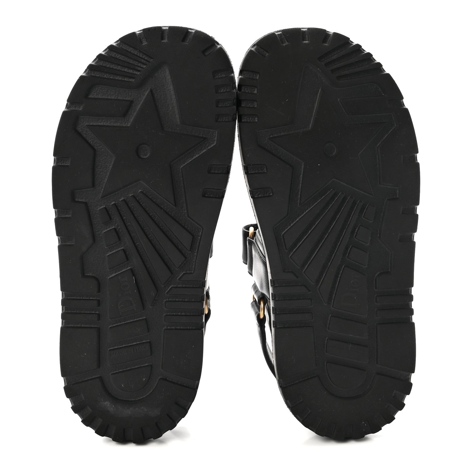 Christian Dior Lambskin Dioract 10mm Sandals 35 Black 6 of 10