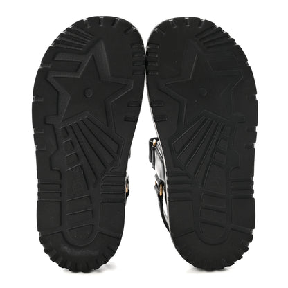 Christian Dior Lambskin Dioract 10mm Sandals 35 Black 6 of 10