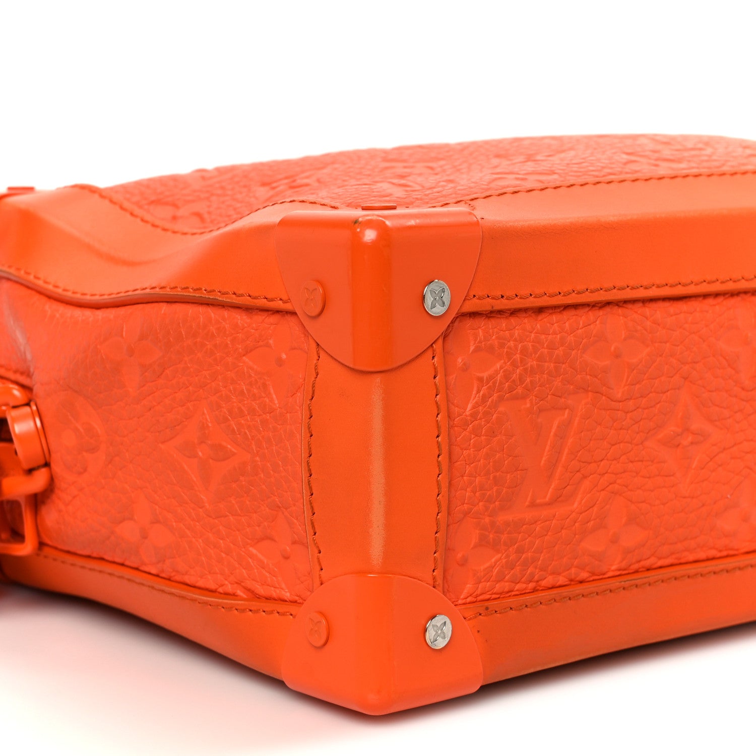 Louis Vuitton Taurillon Monogram Solar Ray Soft Trunk Orange 18 of 26