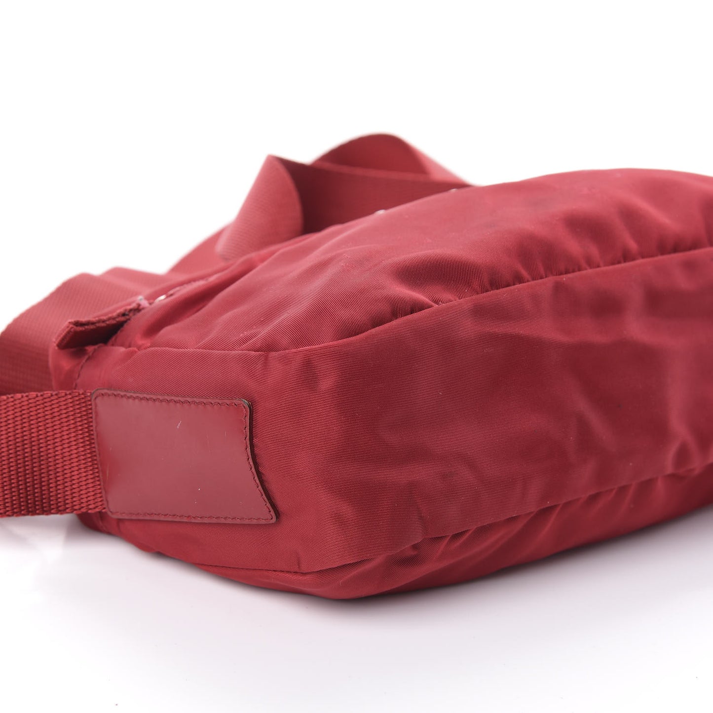 Tessuto Nylon Crossbody Bag Rosso