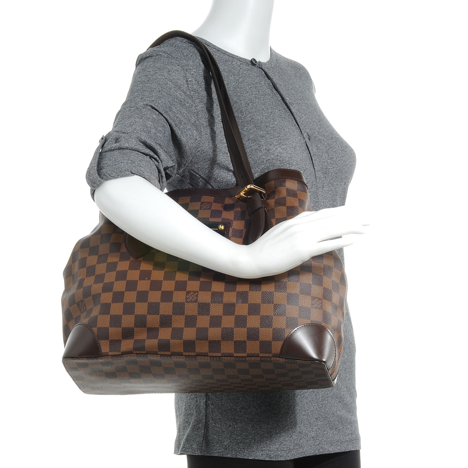 Louis Vuitton Damier Ebene Hampstead GM 2 of 7