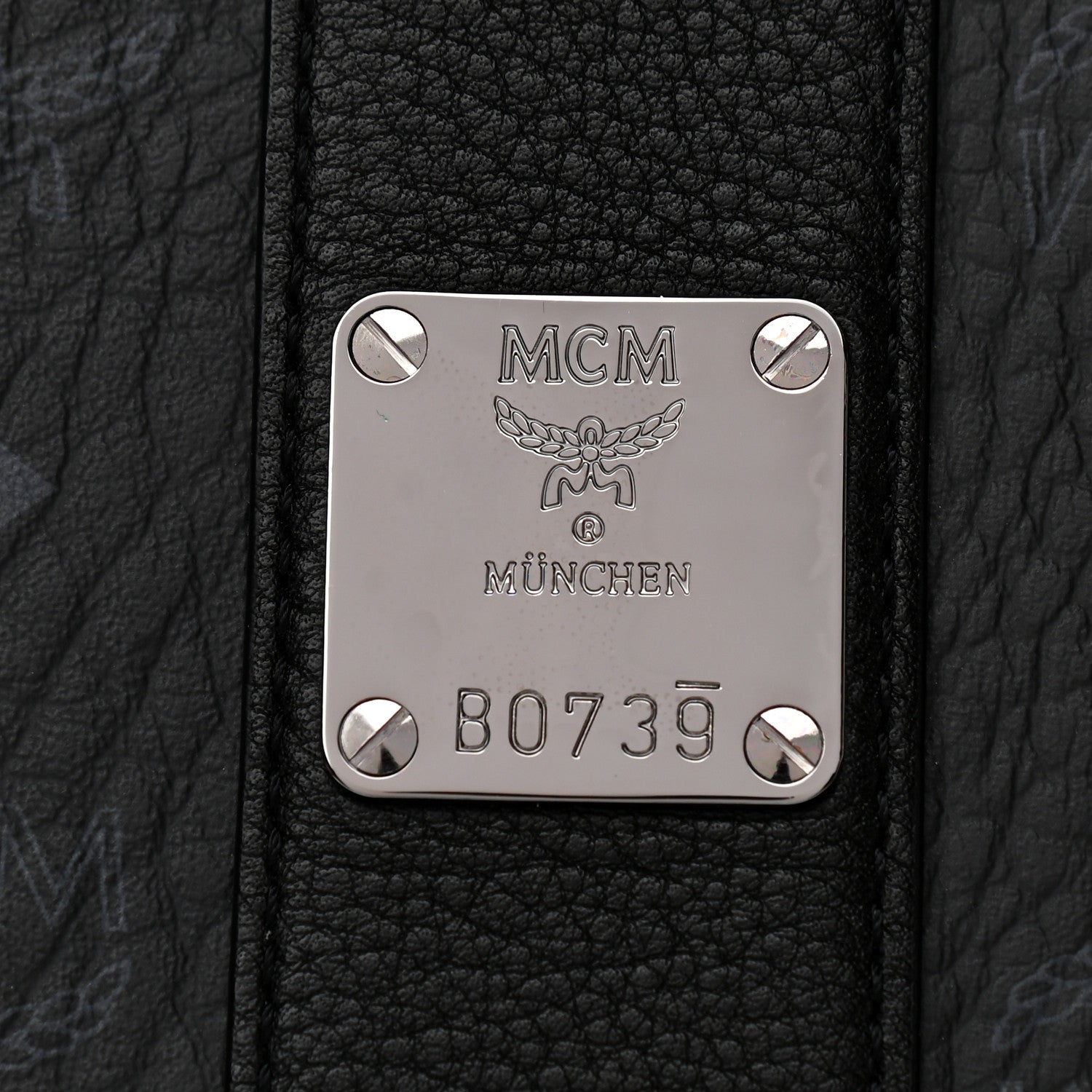 MCM Visetos Medium Liz Reversible Shopper Tote Black 9 of 14