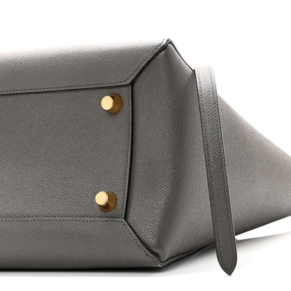 Celine Grained Calfskin Mini Belt Bag Grey 10 of 10