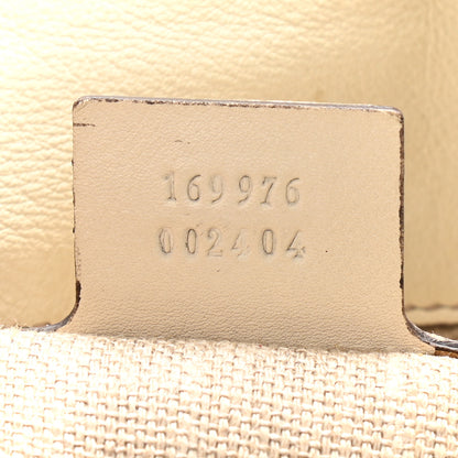 Gucci Straw Peggy Bamboo Handle Hobo 7 of 16