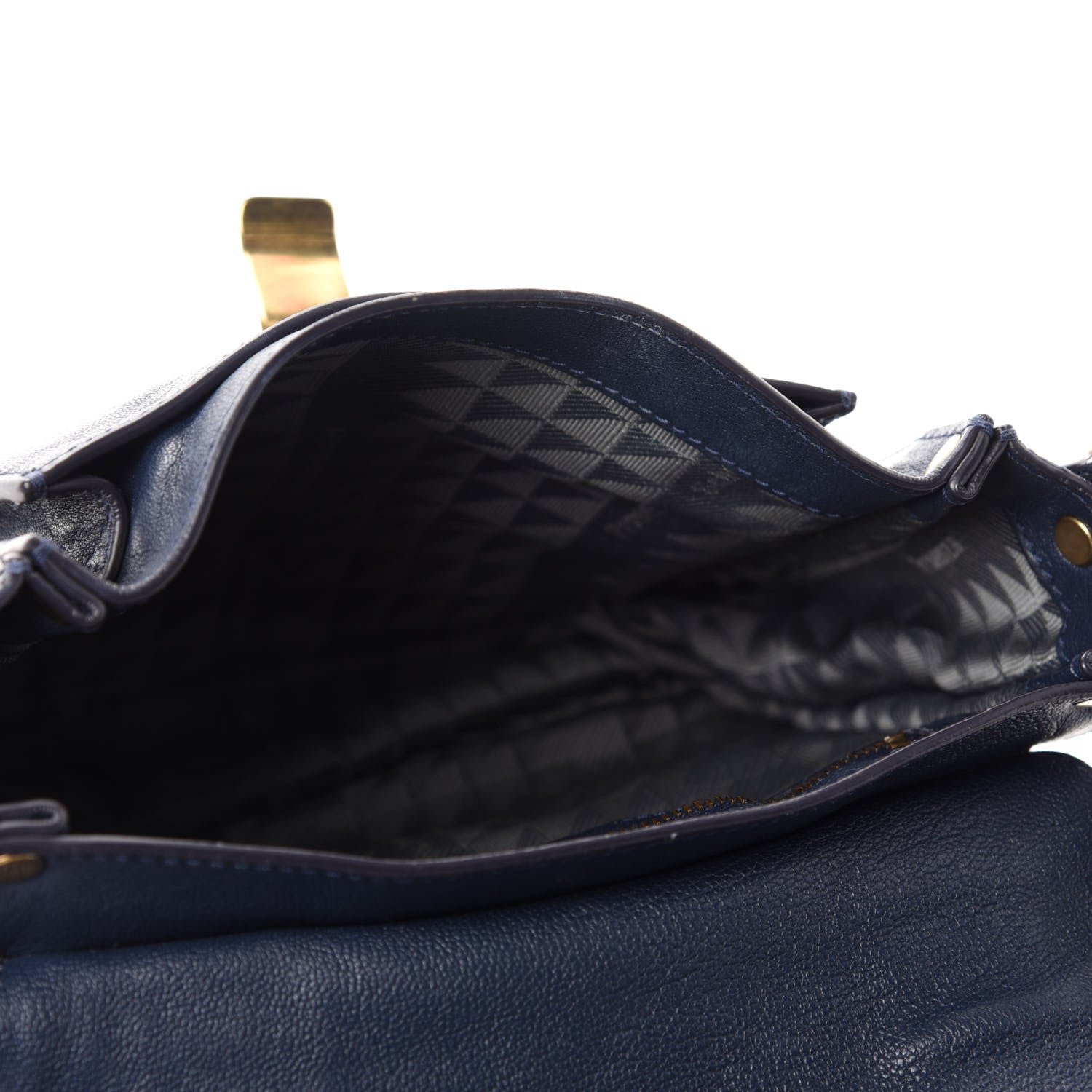Proenza Schouler Lambskin PS1 Mini Pouch Messenger Bag Midnight 5 of 11