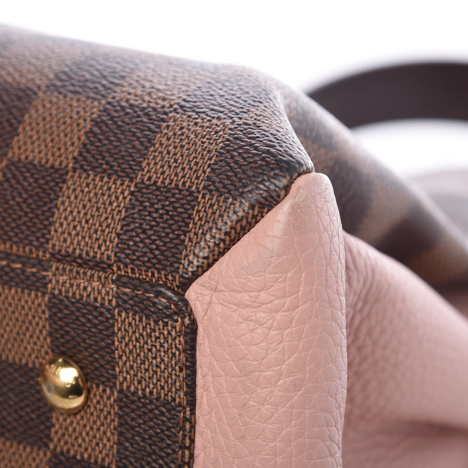 Louis Vuitton Cuir Taurillon Damier Ebene Normandy Magnolia 25 of 27