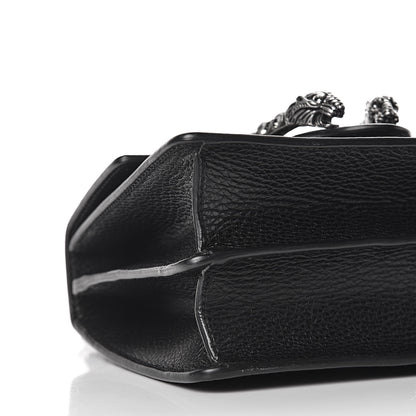 Gucci Dollar Calfskin Crystal Web Mini Dionysus Bamboo Top Handle Bag Black Black Diamond 9 of 10