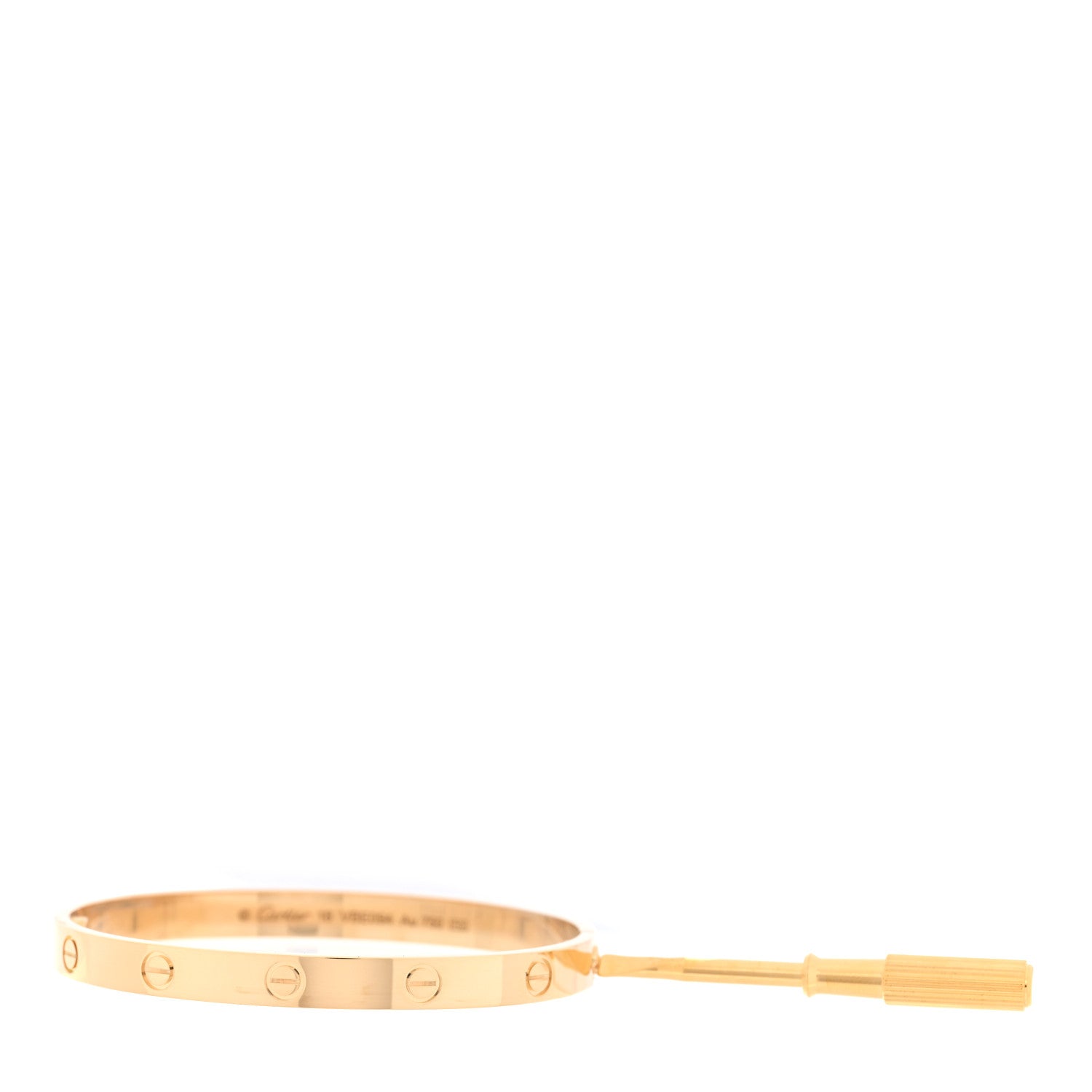 Cartier 18K Yellow Gold LOVE Bracelet 18 3 of 9