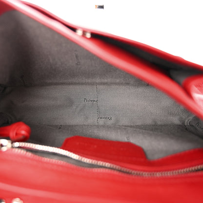 Proenza Schouler Lambskin Tiny PS1 Satchel Red 5 of 11