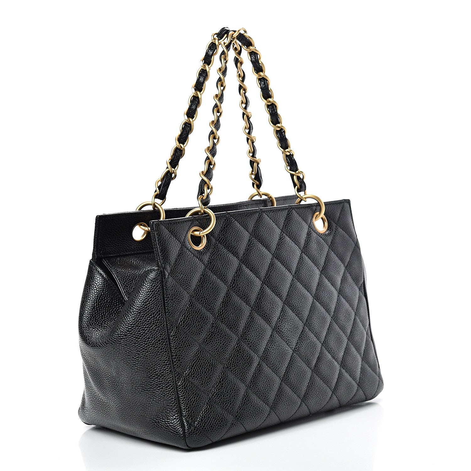 Chanel Caviar Quilted Petit Timeless Tote PTT Black 2 of 12