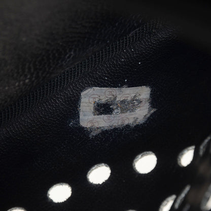 Chanel Caviar Perforated CC Shoulder Bag Black 7 of 8