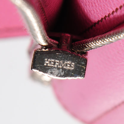 Hermes Epsom Medium Kelly Wallet 5P Pink 14 of 15