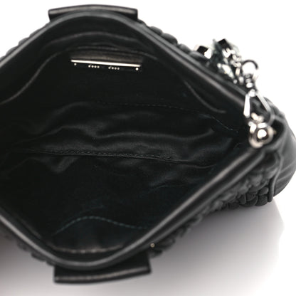 Miu Miu Nappa Matelasse Crystal Shoulder Bag Black 5 of 8
