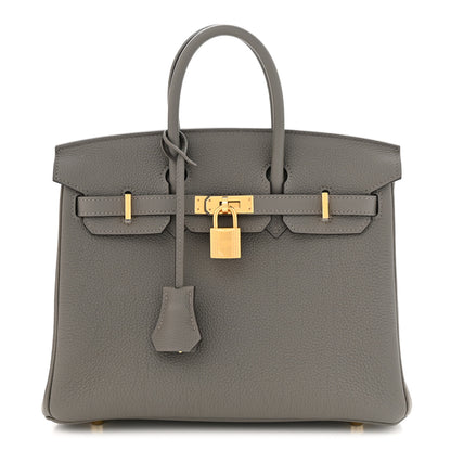 Hermes Togo Birkin 25 Gris Meyer 1 of 11