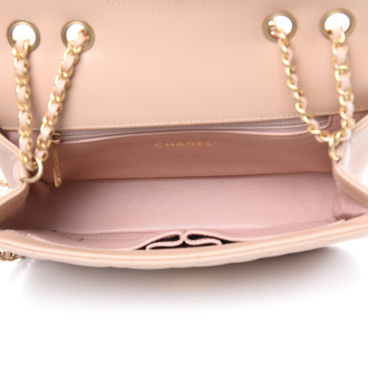 Chanel Caviar Quilted Small CC Filigree Flap Beige 5 of 10