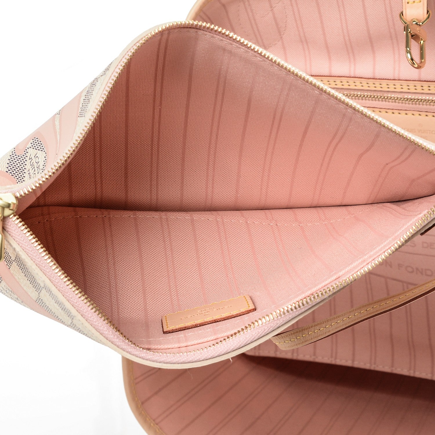 Louis Vuitton Damier Azur Tahitienne Neverfull MM 8 of 8