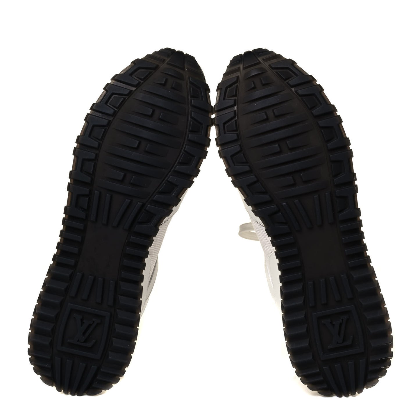 Calfskin Monogram Run Away Sneakers 40 White