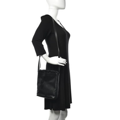 Louis Vuitton Calfskin Monogram Shadow Nano Bag Black 2 of 9