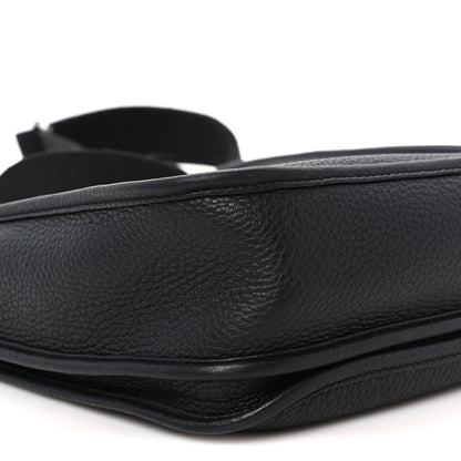 Hermes Taurillon Clemence Evelyne III PM Black 10 of 11