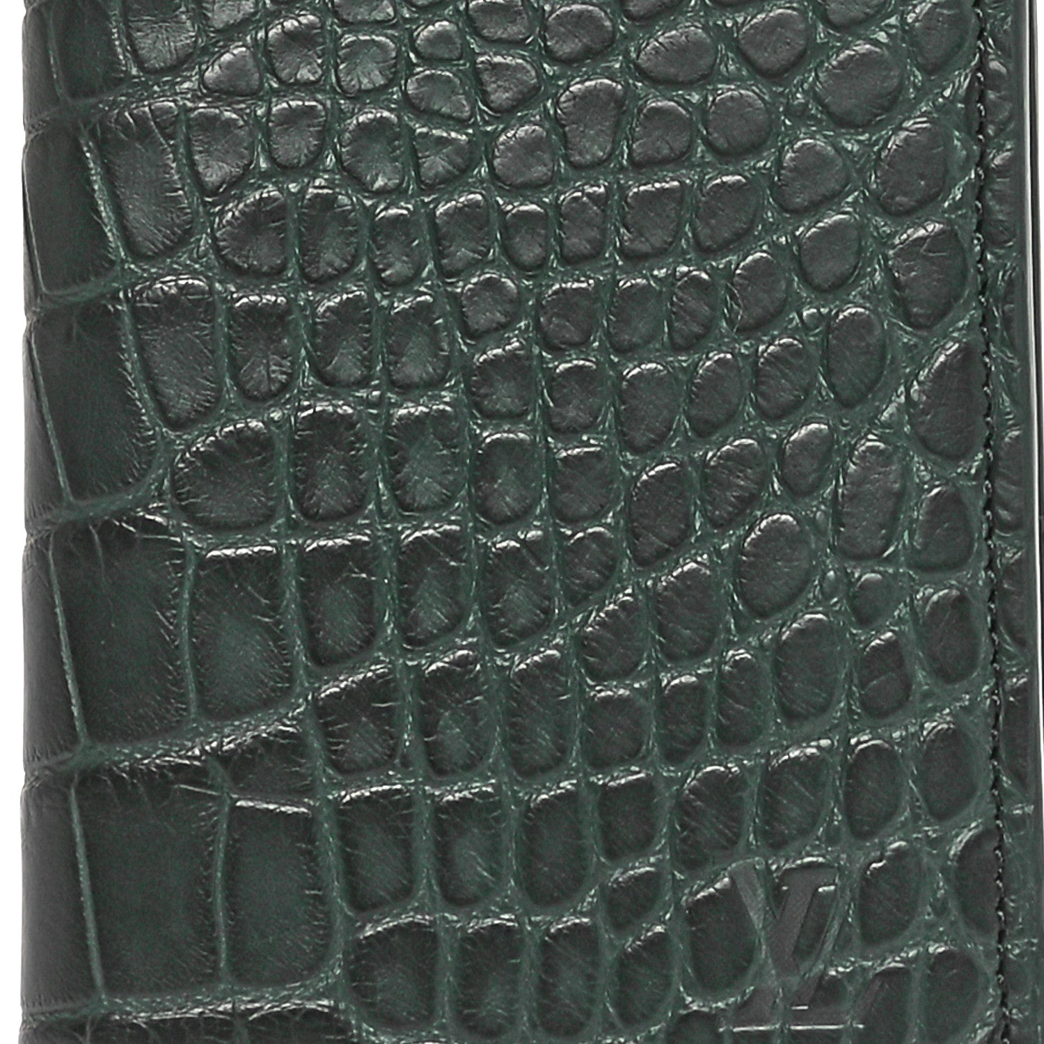 Louis Vuitton Crocodile Pocket Organizer Forest Green 7 of 7