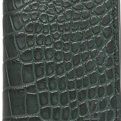 Louis Vuitton Crocodile Pocket Organizer Forest Green 7 of 7