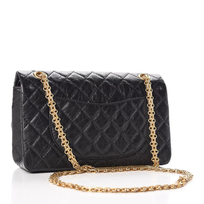 Chanel Aged Calfskin Quilted 2.55 Reissue 225 Flap Black 3 of 7