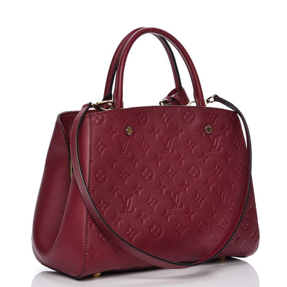 Louis Vuitton Empreinte Montaigne MM Raisin 4 of 8