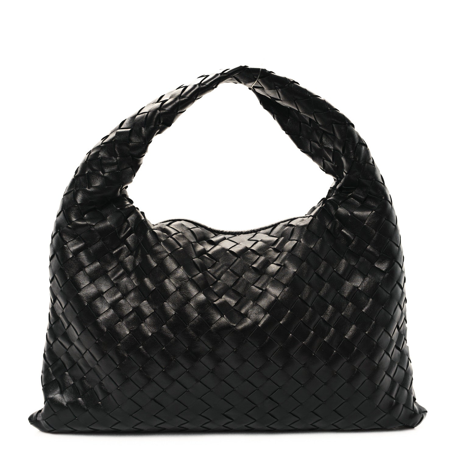 Bottega Veneta Calfskin Intrecciato Small Hop Black 1 of 12