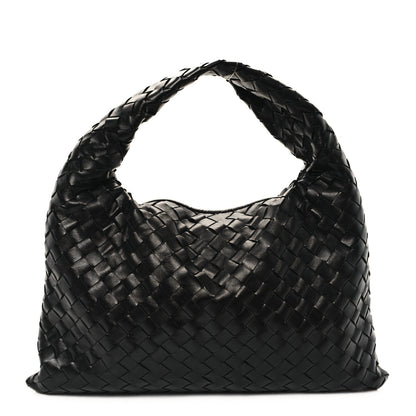 Bottega Veneta Calfskin Intrecciato Small Hop Black 1 of 12