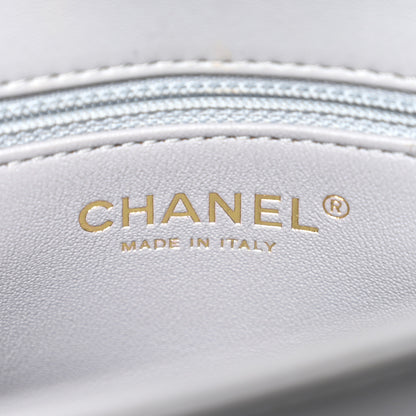 Chanel Lambskin Quilted Small Trendy CC Flap Dual Handle Bag Grey 6 of 13