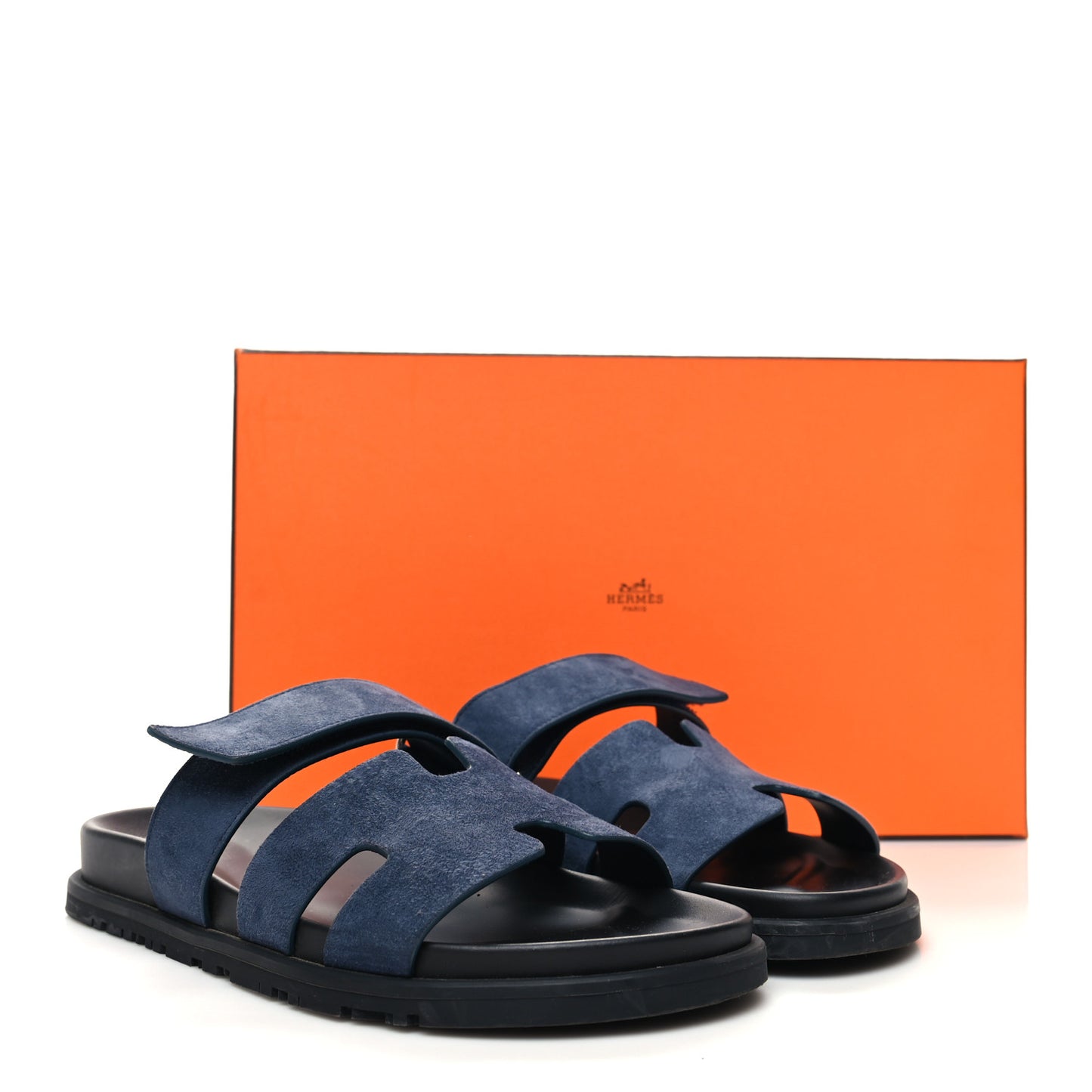 Suede Goatskin Womens Chypre Sandals 40 Bleu Celeste