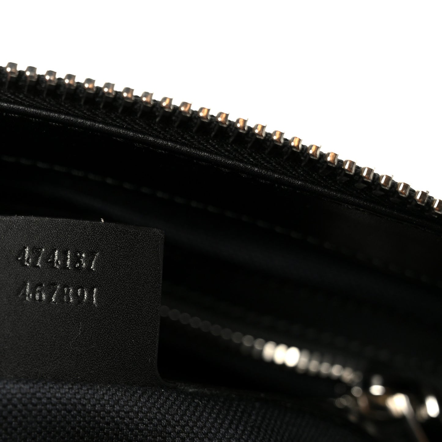 GG Supreme Monogram Appia Calfskin Web Flat Messenger Bag Black Grey