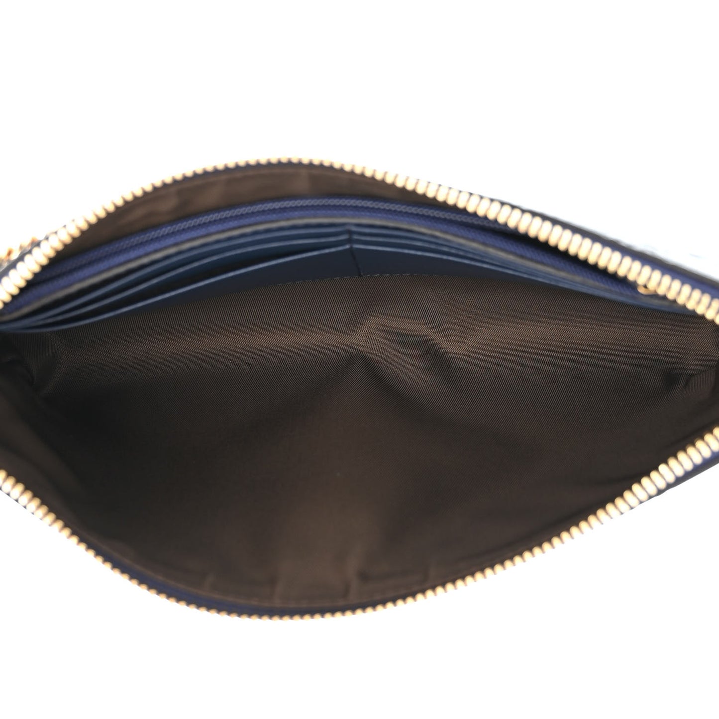 Guccissima Signature Wrist Wallet Blue Agata