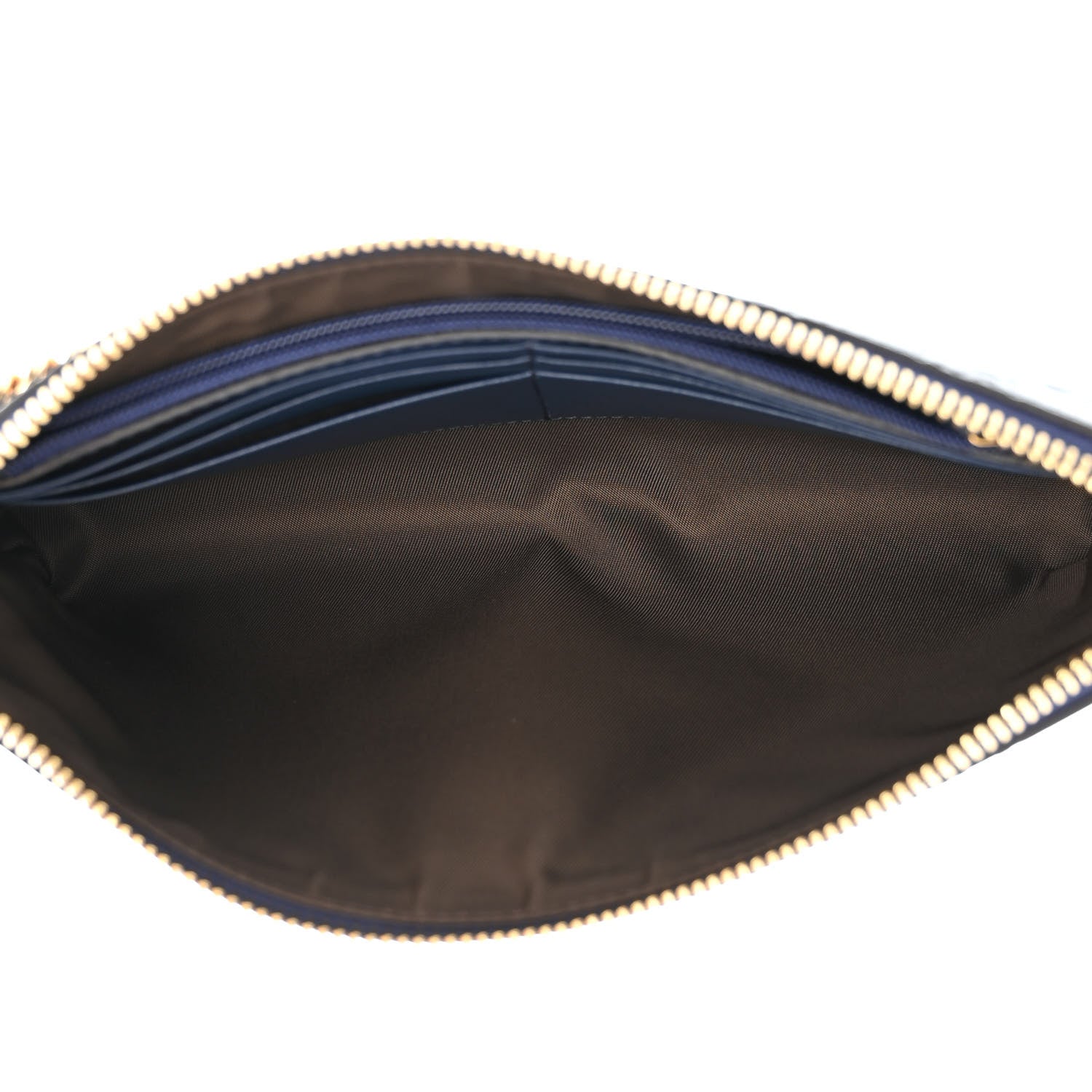 Gucci Guccissima Signature Wrist Wallet Blue Agata 5 of 11