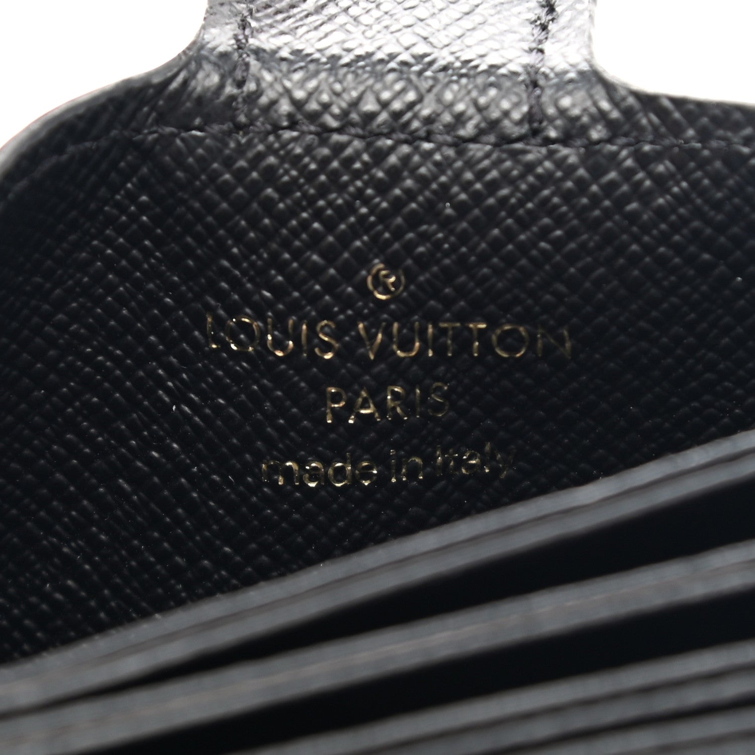 Louis Vuitton Monogram Gusset Card Holder Black 6 of 6