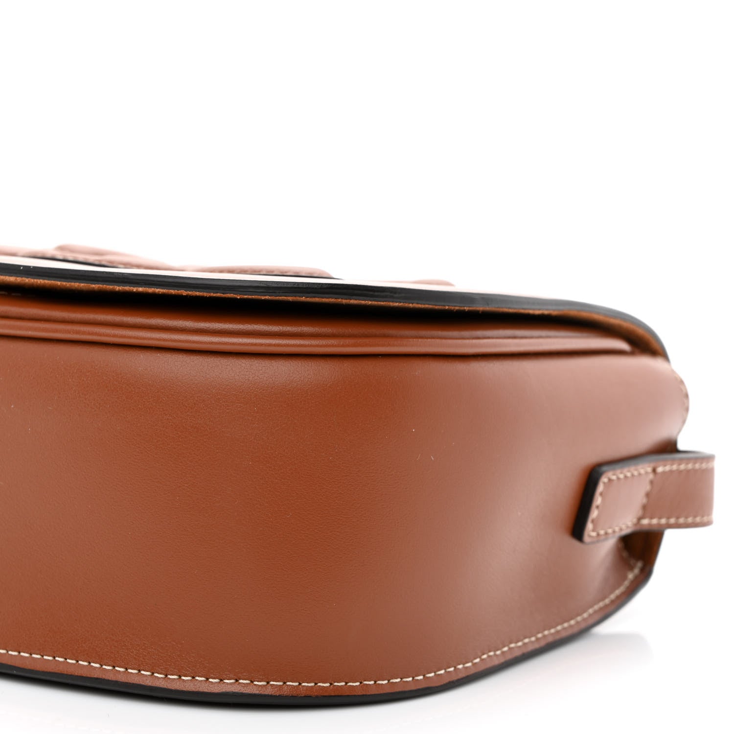 Celine Smooth Calfskin Cuir Triomphe Folco Crossbody Bag Tan 11 of 11