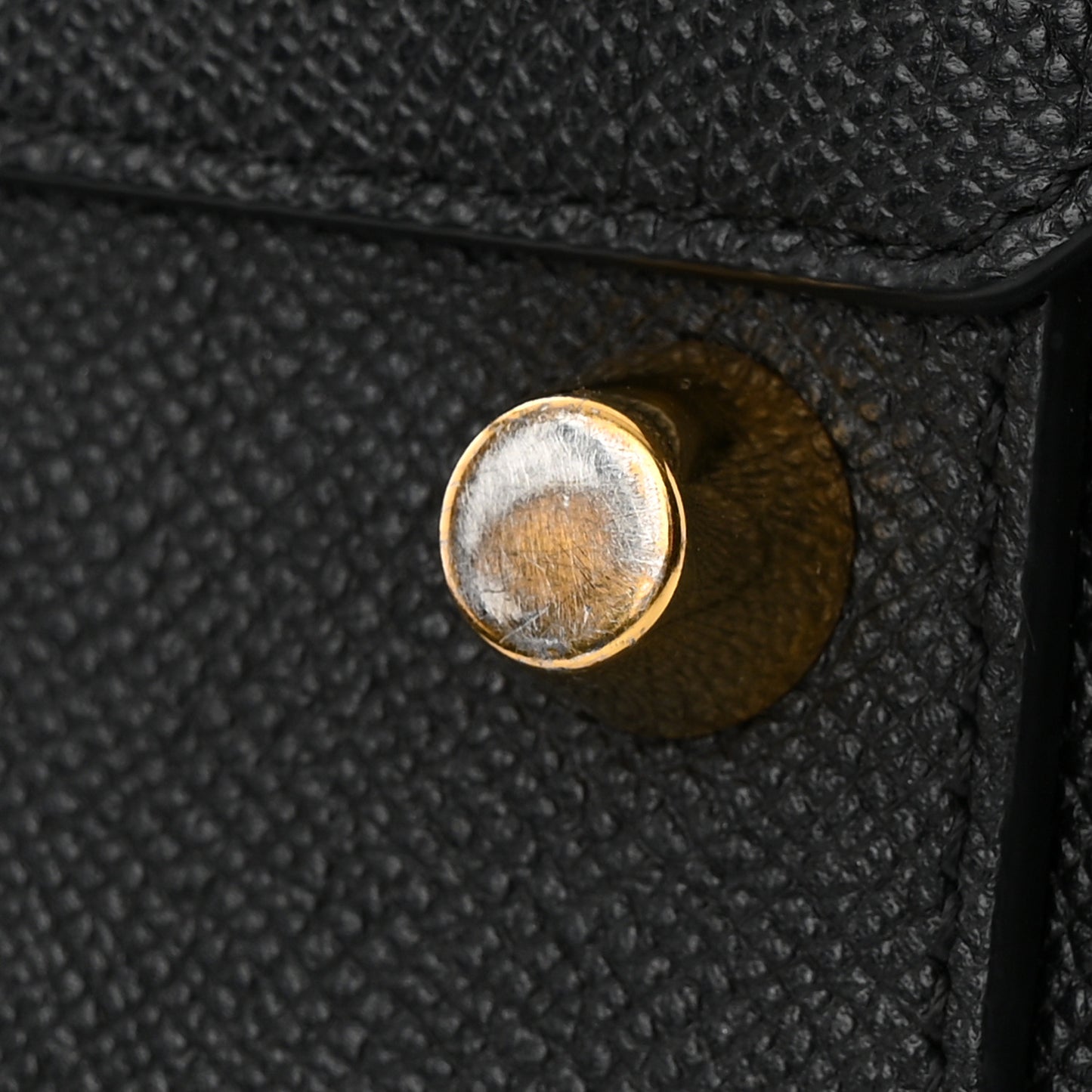 Grained Calfskin Mini Belt Bag Black