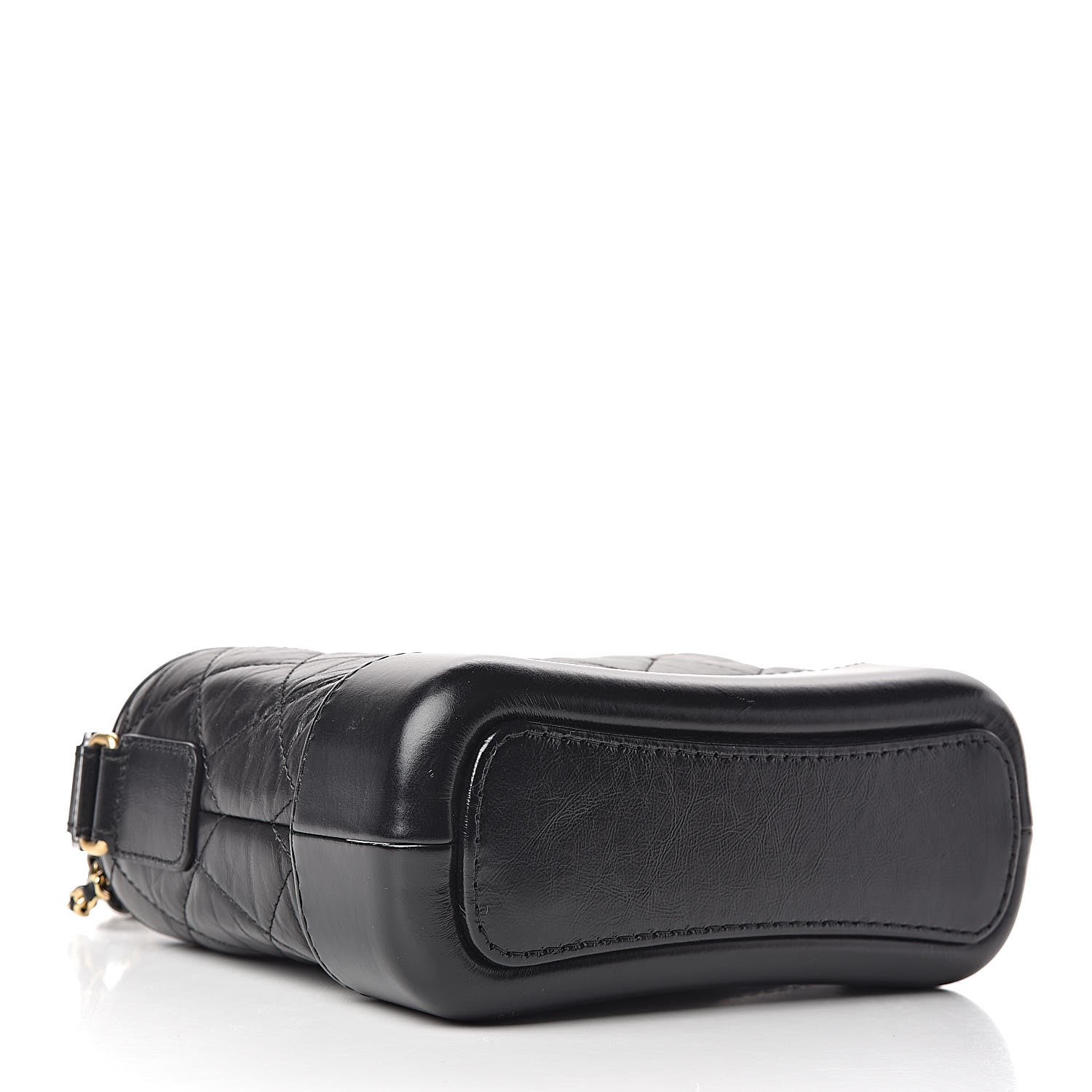 Chanel Aged Calfskin Quilted Small Gabrielle Hobo Black 4 of 10