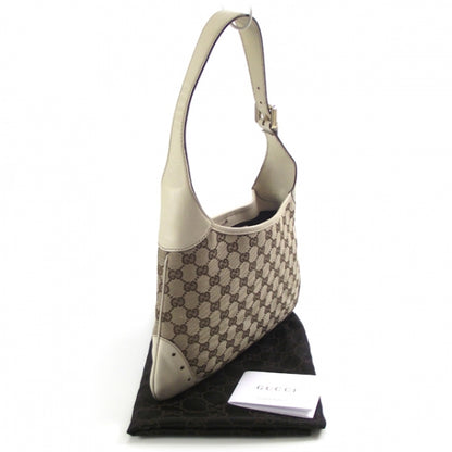 Gucci Monogram Punch Hobo Ivory 3 of 11