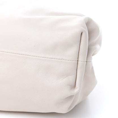 Bottega Veneta Smooth Butter Calf The Pouch Oversized Clutch Mist 9 of 10