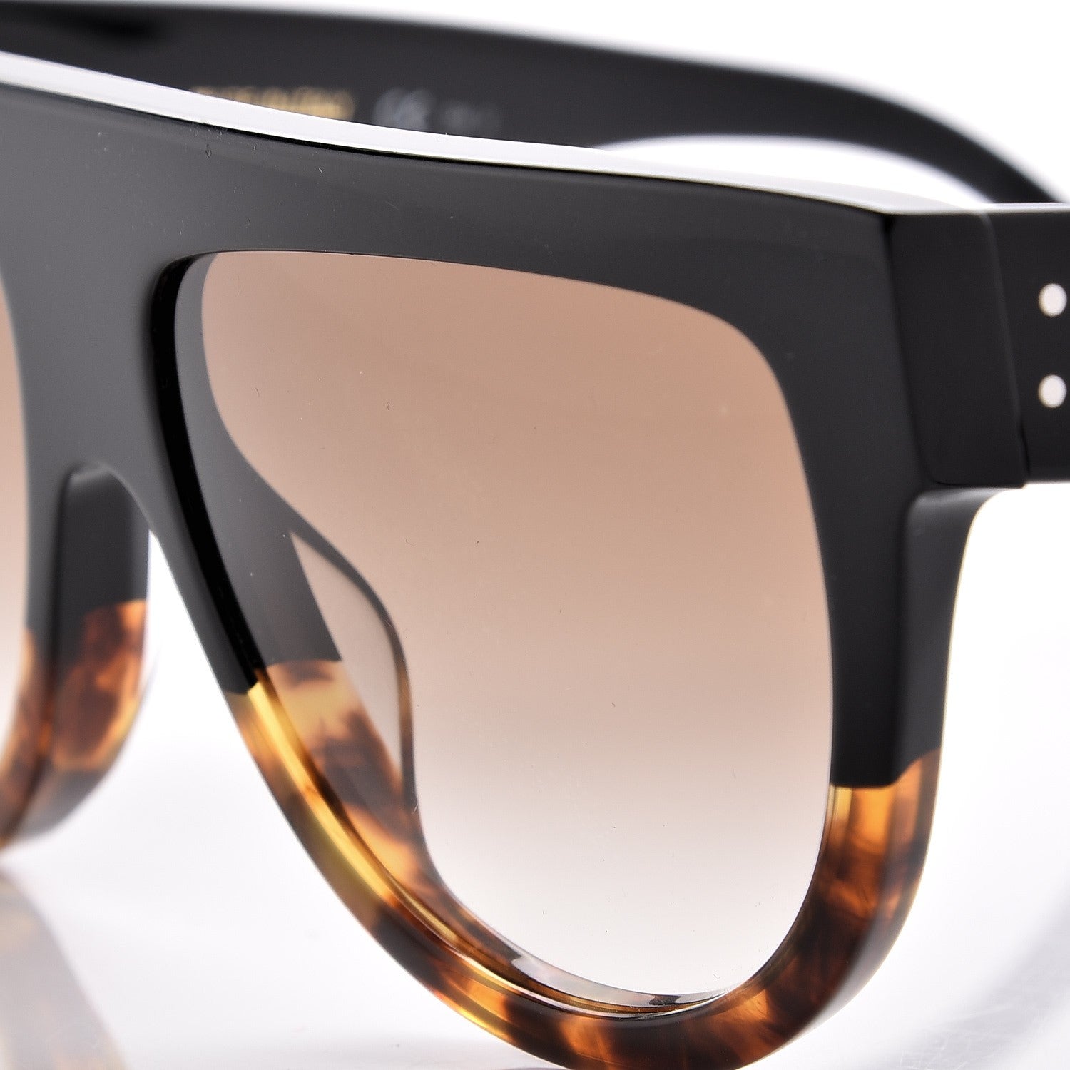Celine Shadow Sunglasses CL 41026/S Black Havana 7 of 8