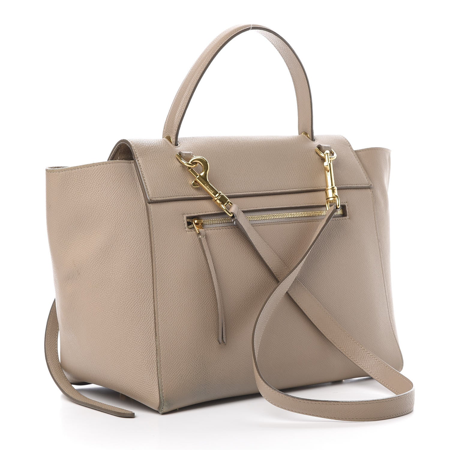 Celine Grained Calfskin Mini Belt Bag Light Taupe 3 of 23